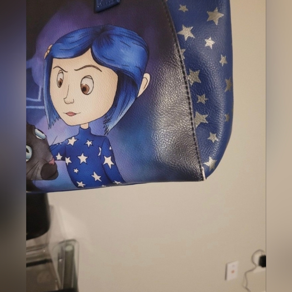 Loungefly coraline stars satchel crossbody purse - Picture 4 of 8